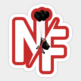 nf balloon Sticker